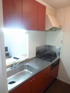 レオパレスブラウンブレッドのキッチン