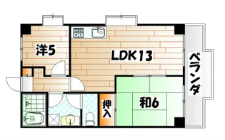 クレベール田町【3階】の間取り