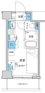 キャンパスヴィレッジ小竹向原【2階】の間取り
