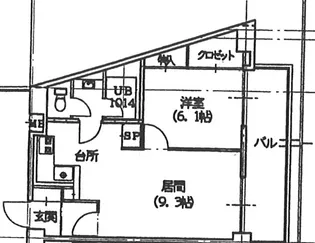 高宮台ハイツ【3階】の間取り
