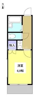 レオパレス新津町【2階】の間取り