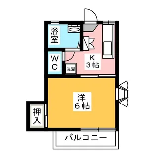 ハウス滝山【2階】の間取り
