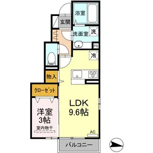 グランディオーソ【1階】の間取り