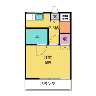 五月コーポ【1階】の間取り