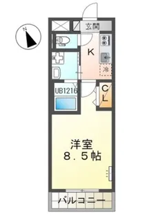 ジョン・ベール桜台【2階】の間取り