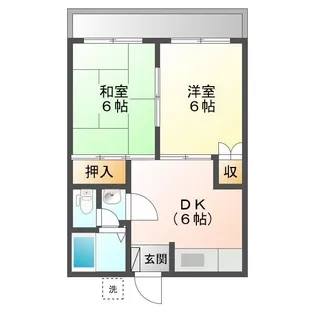 UTAOマンション【2階】の間取り