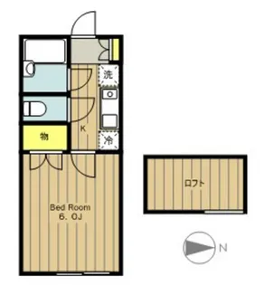丸尾ハウス【2階】の間取り