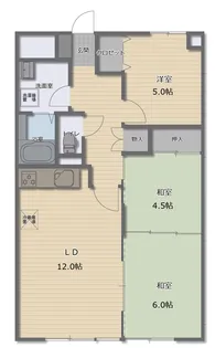 サンロードステーション郡山I【4階】の間取り