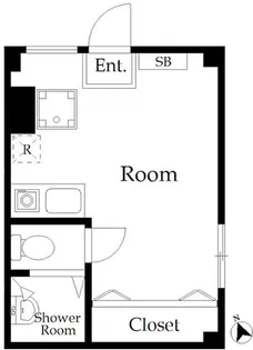 N.Cube(エヌキューブ)【1階】の間取り