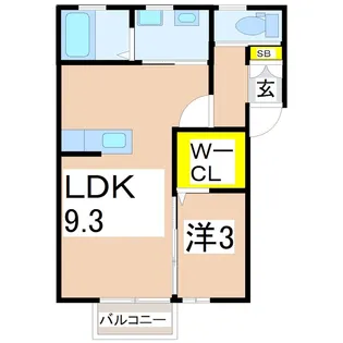 グレイス宮之城 B棟【1階】の間取り