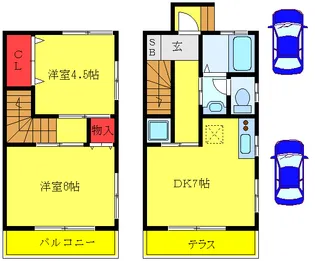 埼玉県川口市元郷3【一戸建】の間取り