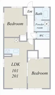 ユウハイム【1階】の間取り