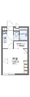 レオパレスピエスト【2階】の間取り