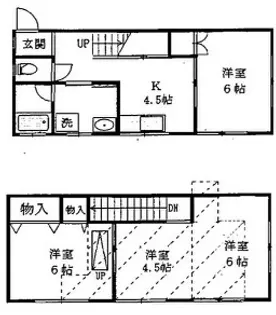 エステート福生の間取り