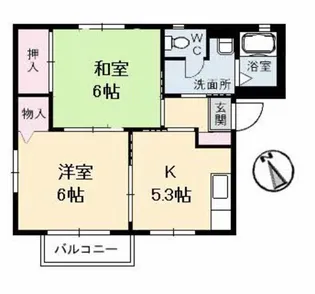 ヴィラ【1階】の間取り