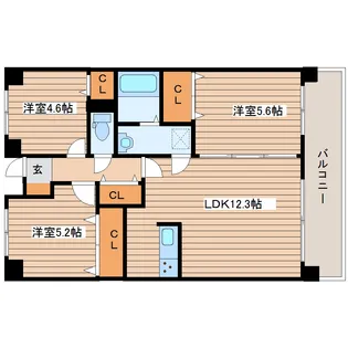 オーブ【1階】の間取り