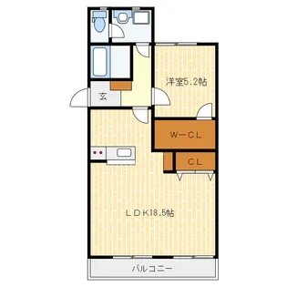 Re・vive景の宮【1階】の間取り