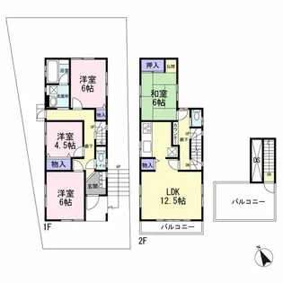 神奈川県鎌倉市七里ガ浜東2【一戸建】の間取り