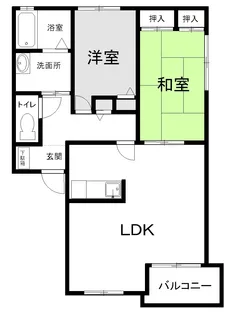 コスモガーデン【2階】の間取り