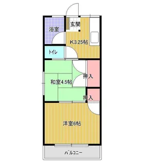 山形県山形市松山2【アパート】の間取り