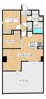 フィルージュ浦和常盤【1階】の間取り