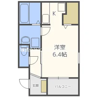 サンハイツ天下茶屋【2階】の間取り