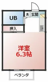 コーポセレクト【2階】の間取り