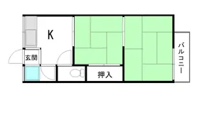 藤崎ハイツ【2階】の間取り