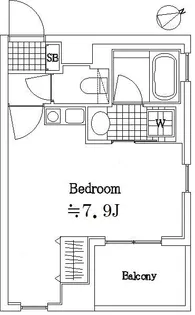 デュオ・スカーラ品川大井【12階】の間取り
