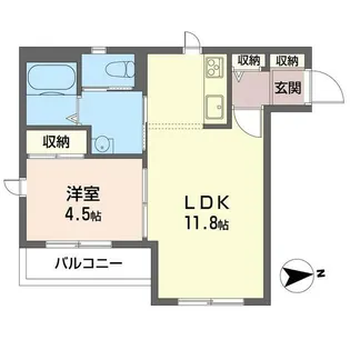 アミティエ【1階】の間取り