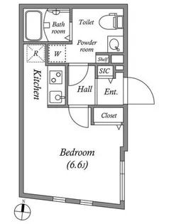 Branche阿佐ヶ谷【2階】の間取り