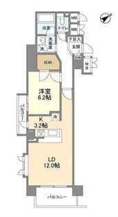 東京都品川区大井1【マンション】の間取り