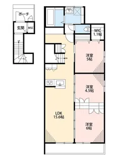 グラン セノーテ【2階】の間取り