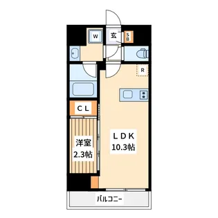 シーフォルム マチダ【2階】の間取り