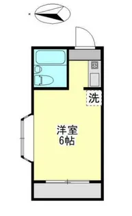 ルミネ東中神【2階】の間取り