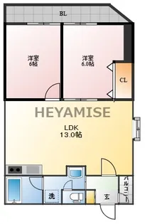 パークシティ諏訪【4階】の間取り