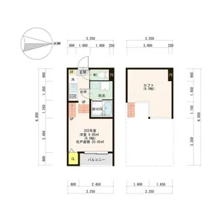 アルス福田町【2階】の間取り