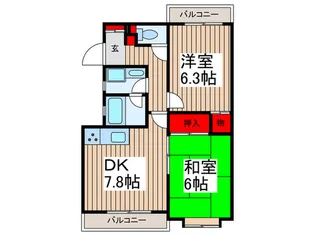 メゾン竹内【3階】の間取り