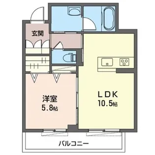 ルーナ太田【2階】の間取り