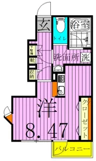 リトル・シャトウY【1階】の間取り