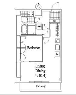 東京都墨田区両国2【マンション】の間取り