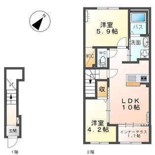 ファミーユ メゾン【2階】の間取り