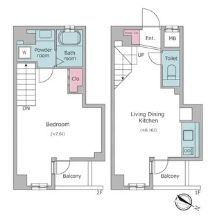 レジディア三越前【14階】の間取り