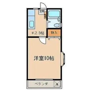 コーポニシベ【3階】の間取り