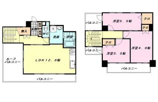 カーサ・スパジオの間取り