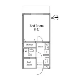 埼玉県所沢市小手指町4【アパート】の間取り