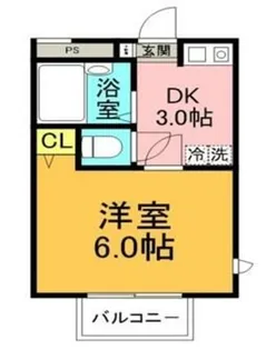 東京都町田市金井4【アパート】の間取り