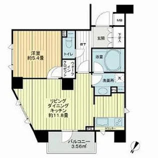 リビオレゾン小石川【2階】の間取り