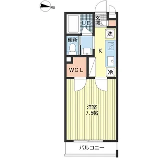 フレール柏 A棟【2階】の間取り