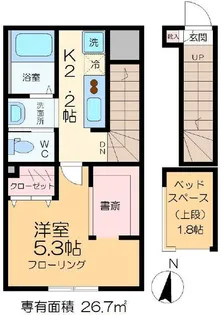 リバティリュクス小岩【2階】の間取り
